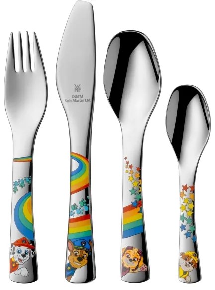 Set de articole de masă și tacâmuri pentru copii WMF Patrula cățelușilor 6 buc.