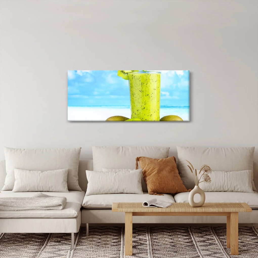 Tablou - smoothie kiwi (120x50 cm)