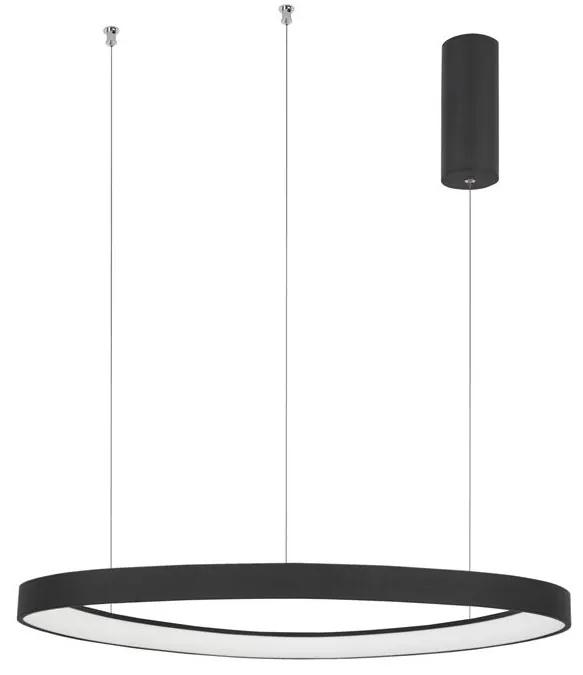 Lustra LED design modern circular ESTEVA negru NVL-9053552