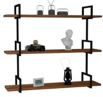 Etajeră de perete URAS 76x90 cm pin