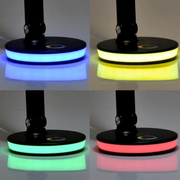 Lampă LED RGBW tactilă dimabilă de masă NEPTUN LED/7W/230V negru