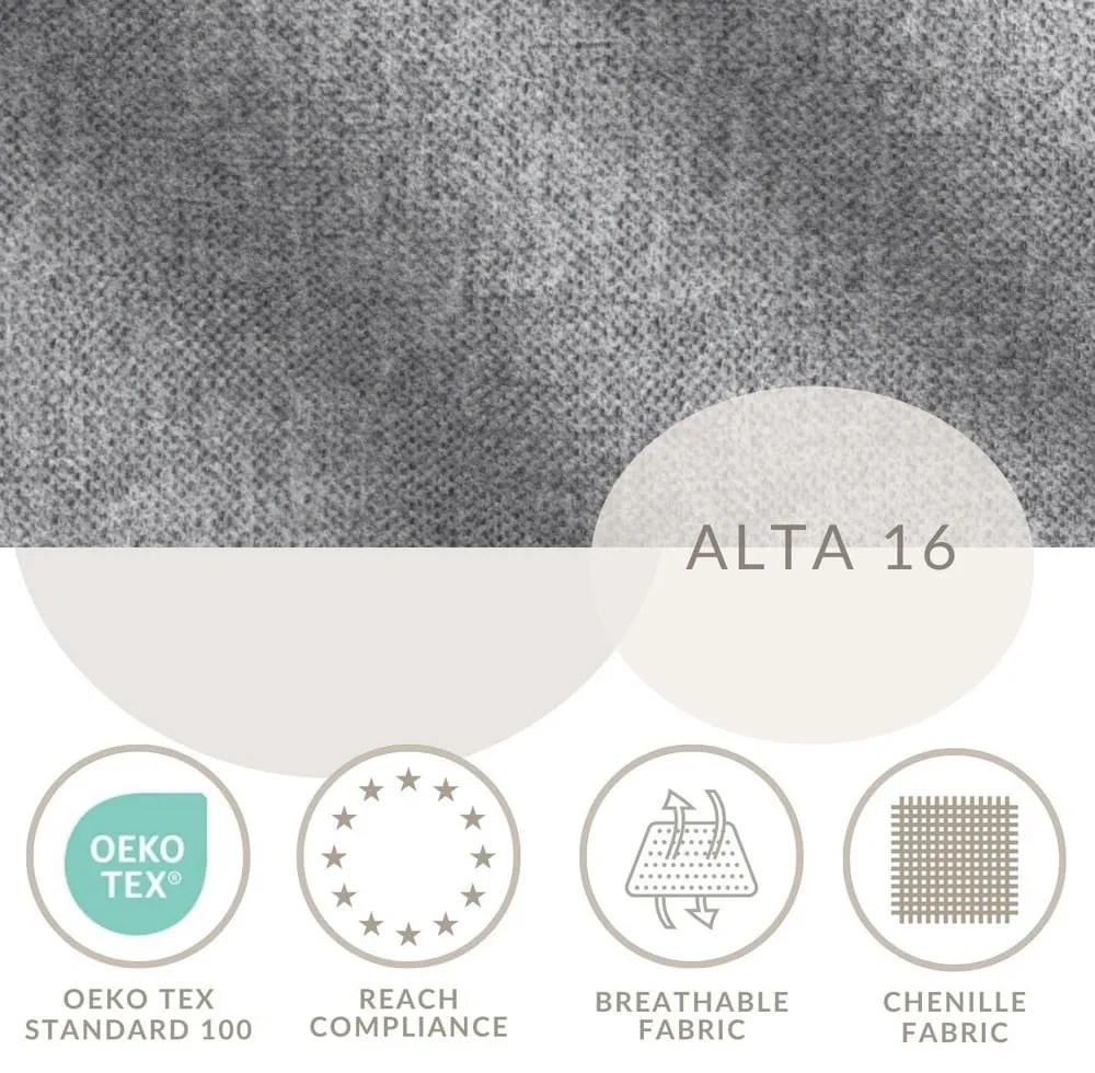 Pat boxspring gri cu spațiu de depozitare 180x200 cm Monpelli – Maison de Rêve