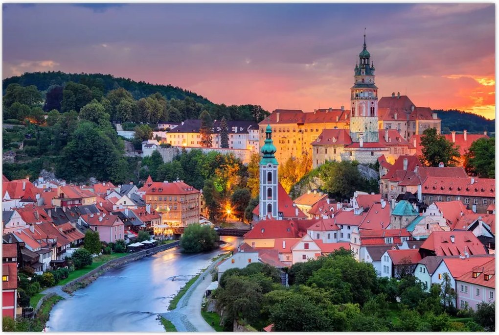 Tablou - Český Krumlov (90x60 cm)