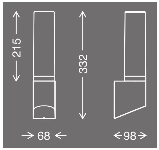 Aplică LED de exterior Telefunken 311305TF LED/8W/230V IP44