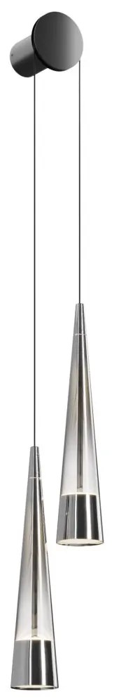 Aplica de perete cu 2 pendule LED design modern Sintesi