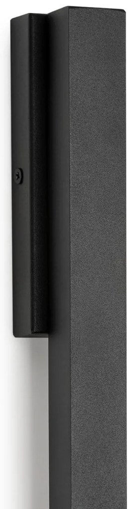 Aplica LED de perete desgin minimalist Asse negru H-150cm