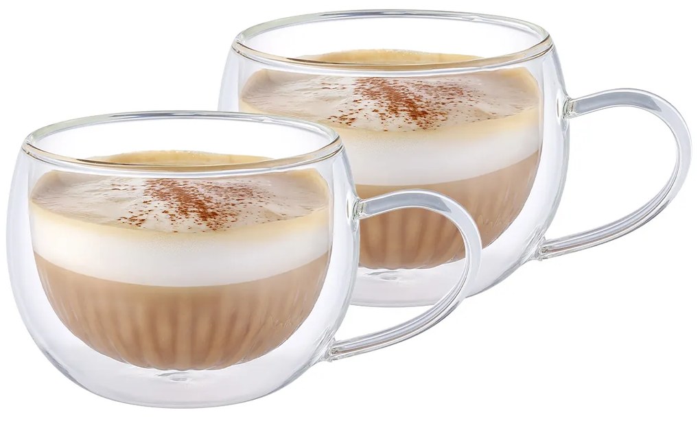 4Home Pahare termice pentru cappuccinoHot&amp;Cool 270 ml, 2 buc.