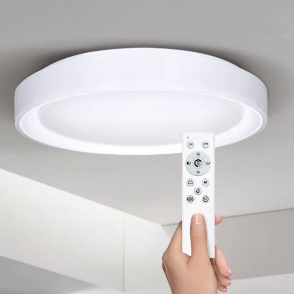 Brilagi-LED - Corp de iluminat LED RGB dimabil FLOCO LED/30W/230V Wi-Fi Tuya + LED/6W + telecomandă