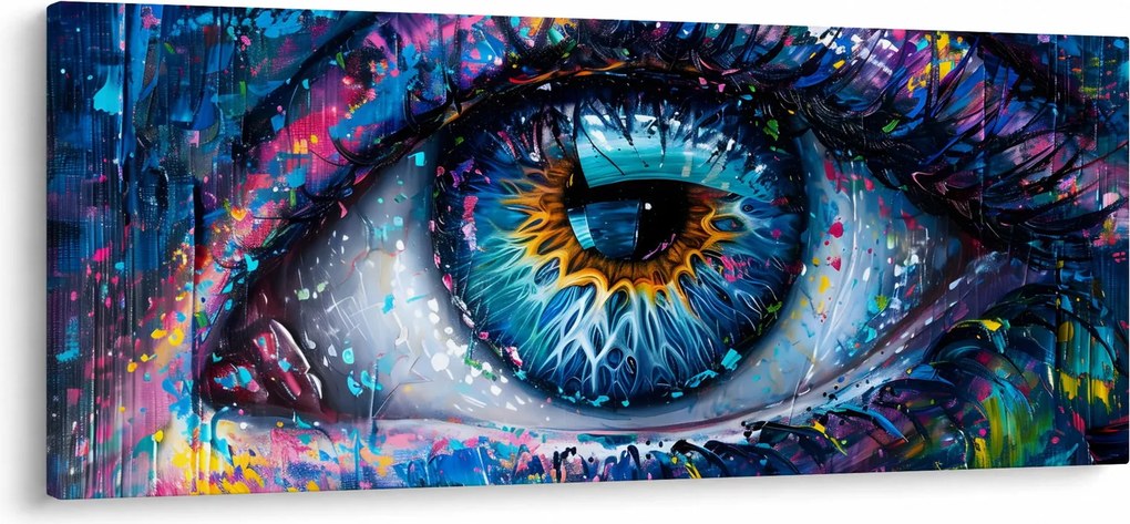 Tablou - Pictura ochilor (120x50 cm)