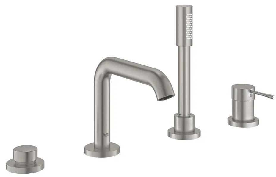 GROHE 19578DC1 - Set baterie pentru cadă, montaj în 4 găuri, ESSENCE, inox