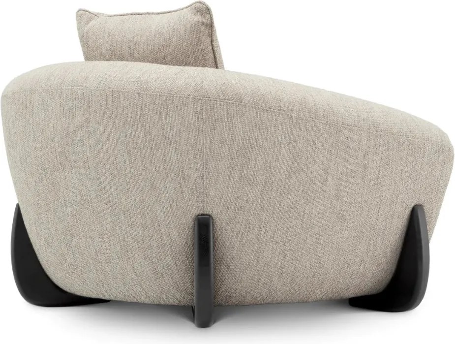 Fotoliu design LUX Siderno, Splendor light grey