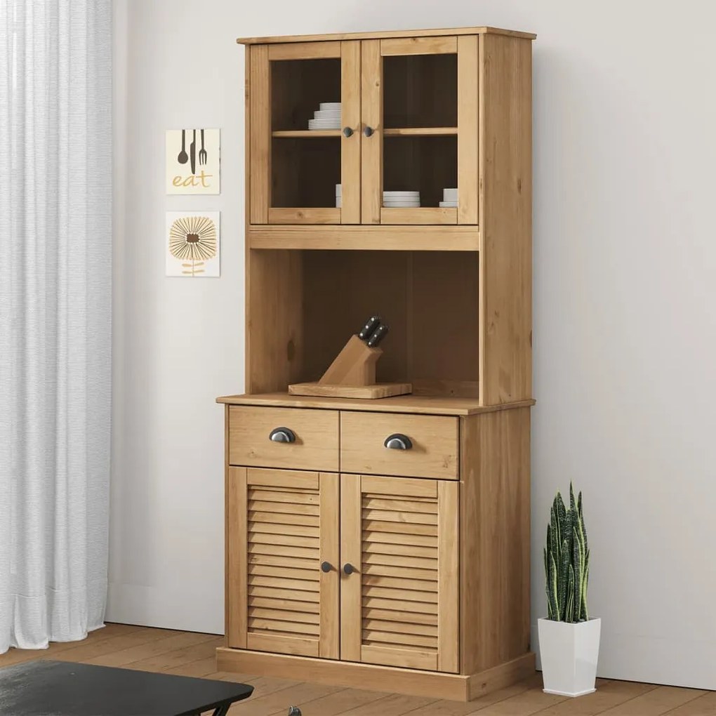 3188301 vidaXL Dulap înalt VIGO, 78x40x175 cm, lemn masiv de pin