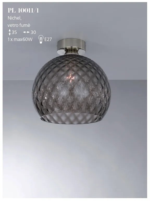 Plafoniera moderna design italian 10011 fumuriu
