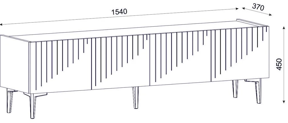 Măsuță TV Draw Sapphire Oak