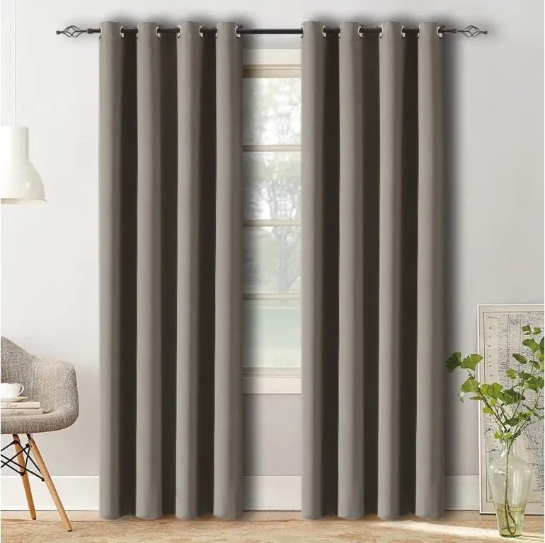 Draperie OXFORD 140x270 cm, gri-maroniu Agatat: Rejansa