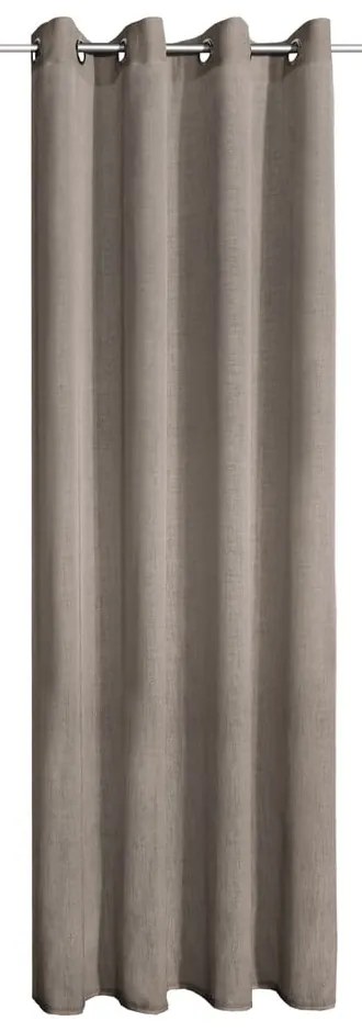 Draperie maro 140x245 cm Struktura Uni – Sehlbach