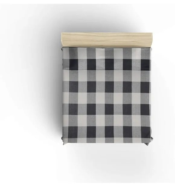 Pătură din bumbac EnLora Home Dama Dark Blue, 160 x 220 cm