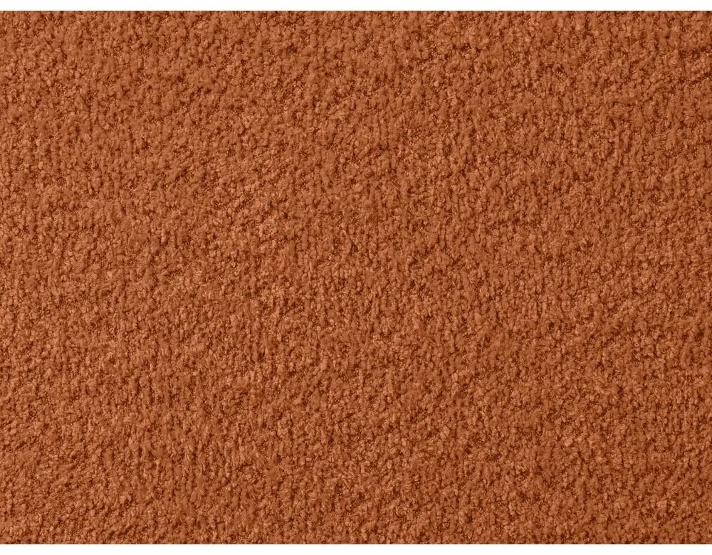 Pat matrimonial portocaliu cu somieră 160x200 cm Lior – Bobochic Paris