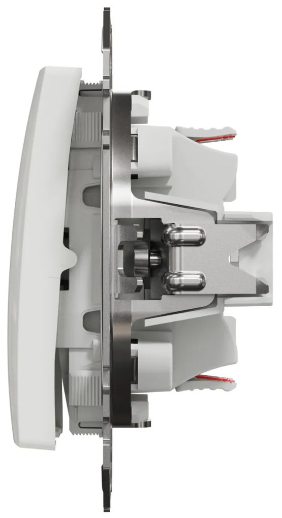 Intrerupator dublu cap scara, 10A, IP20, Alb, Schneider Sedna Design