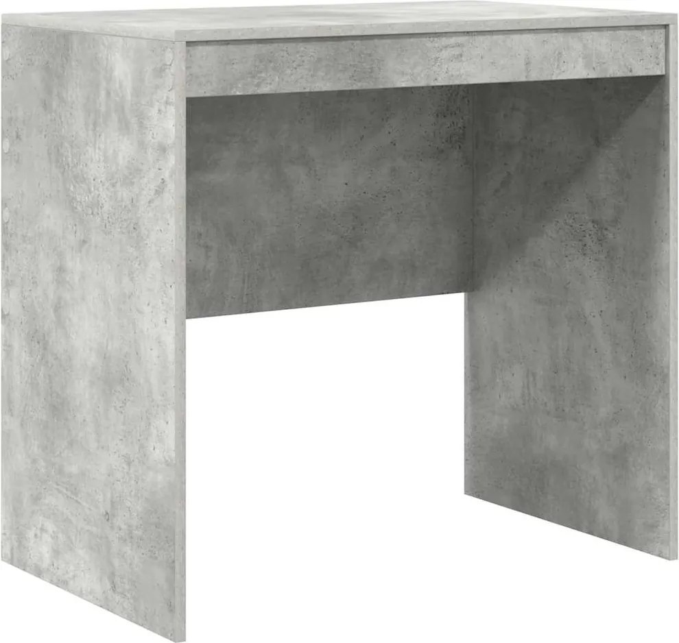 vidaXL Birou Gri din beton 80 x 50 x 76 cm