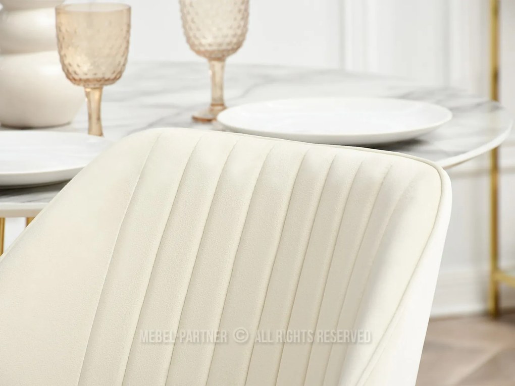 Scaun Greta K (crem + auriu). 1111062