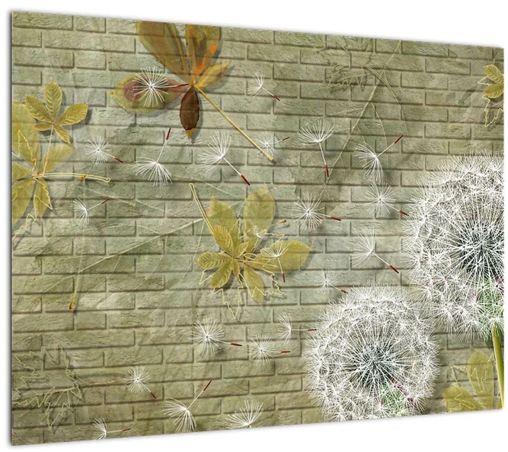 Tablou - Păpădii suflate de vânt (70x50 cm)