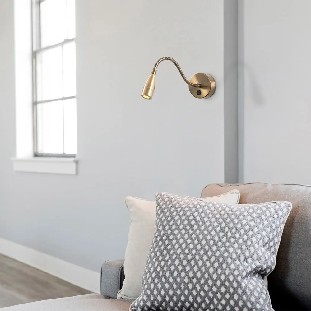 Aplică de perete aurie LED Reading – Opviq lights