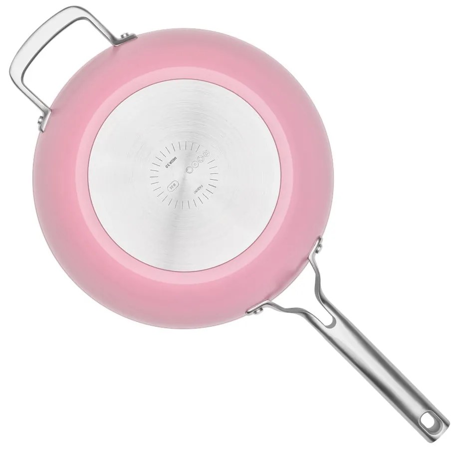 Tigaie tip wok cu capac/cu suprafață ceramică ø 28 cm Meda 3.0 – FABINI