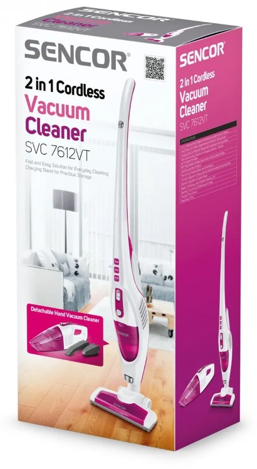 Sencor SVC 7612VT aspirator fără fir 2 in 1