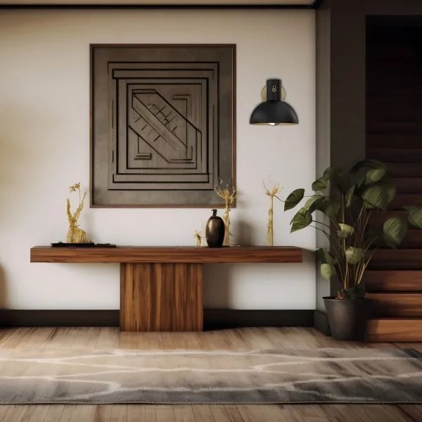 Lampă de perete ESTATE MINI 1xE27/15W/230V negru