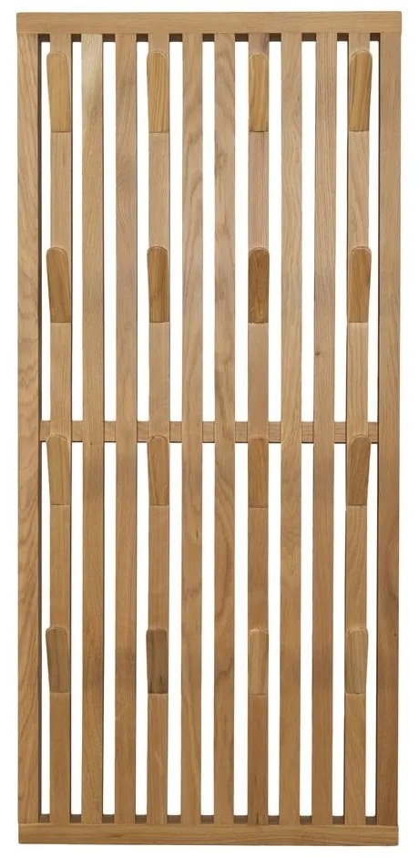 Panou de agățat diverse în culoare naturală din lemn de stejar 46x100x8 cm Parco – Spinder Design