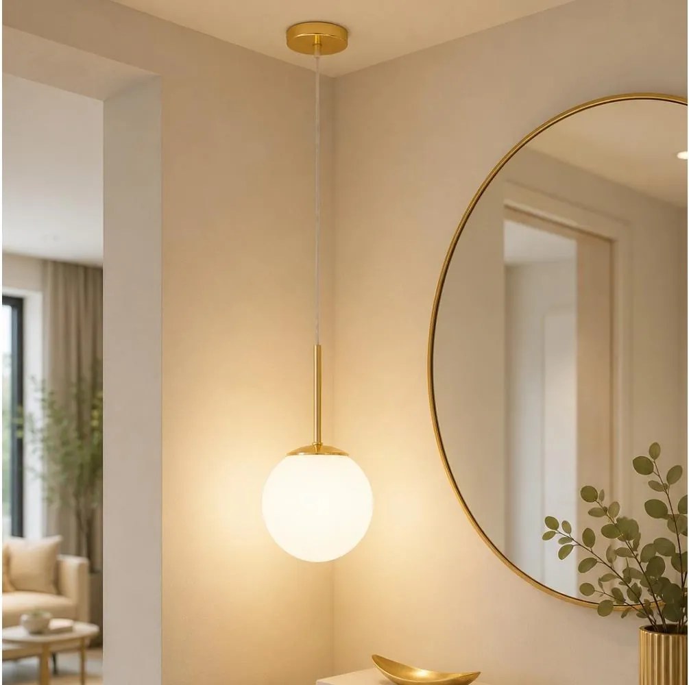 Brilagi - Lustru pe cablu MILO 1xE27/60W/230V auriu