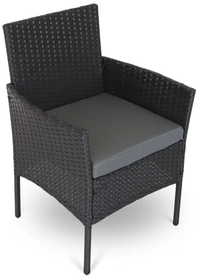 Set de gradina Solano - 6 locuri, negru