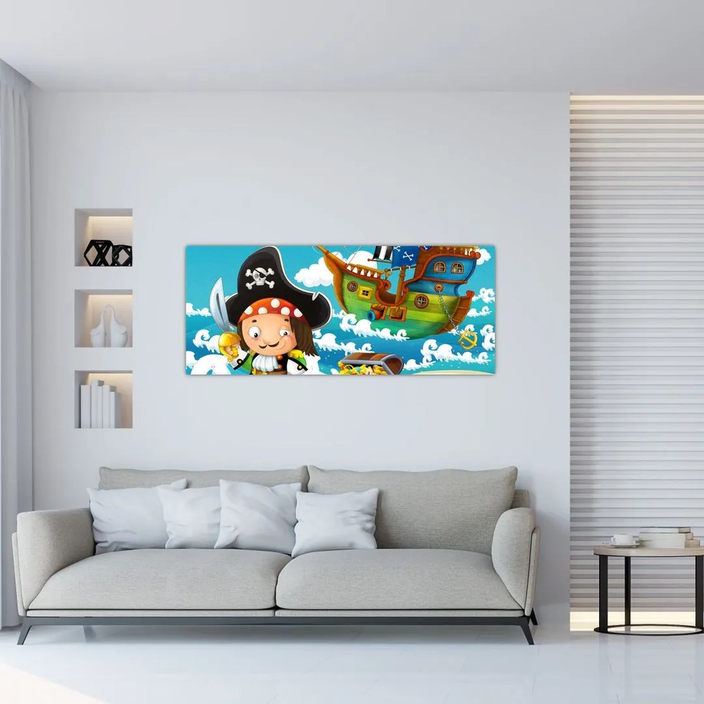 Tablou - Comoara piraților (120x50 cm)