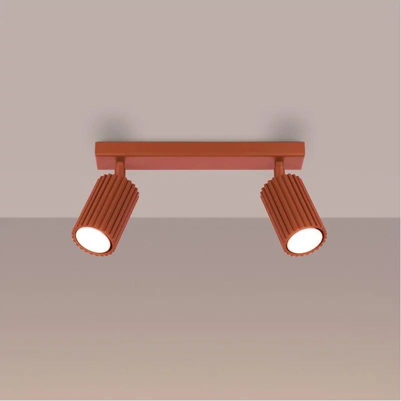 Brilagi - Spot LED CRESTO 2xGU10/10W/230V roșu