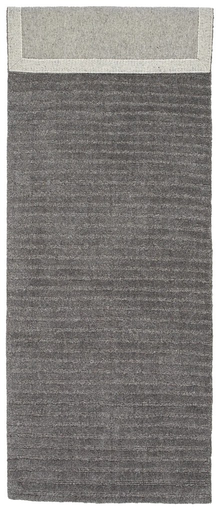Covor de lana MILTON 200x70 cm, gri