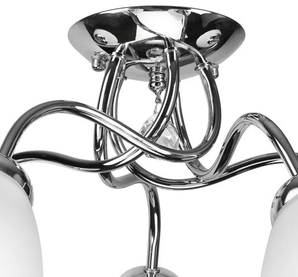 Lampă de perete MIRANDA 5xE27/60W/230V crom lucios