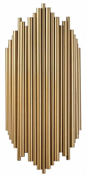 Aplica de Perete Kara - 13346, Soclu E14, Max 40W, Culoare Auriu