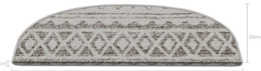 Covorașe pentru scări crem 16 buc. 20x65 cm Cottage Warmth – Vitaus
