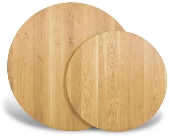 SET 2x măsuță de cafea OAKLOFT 38x90 cm negru/stejar