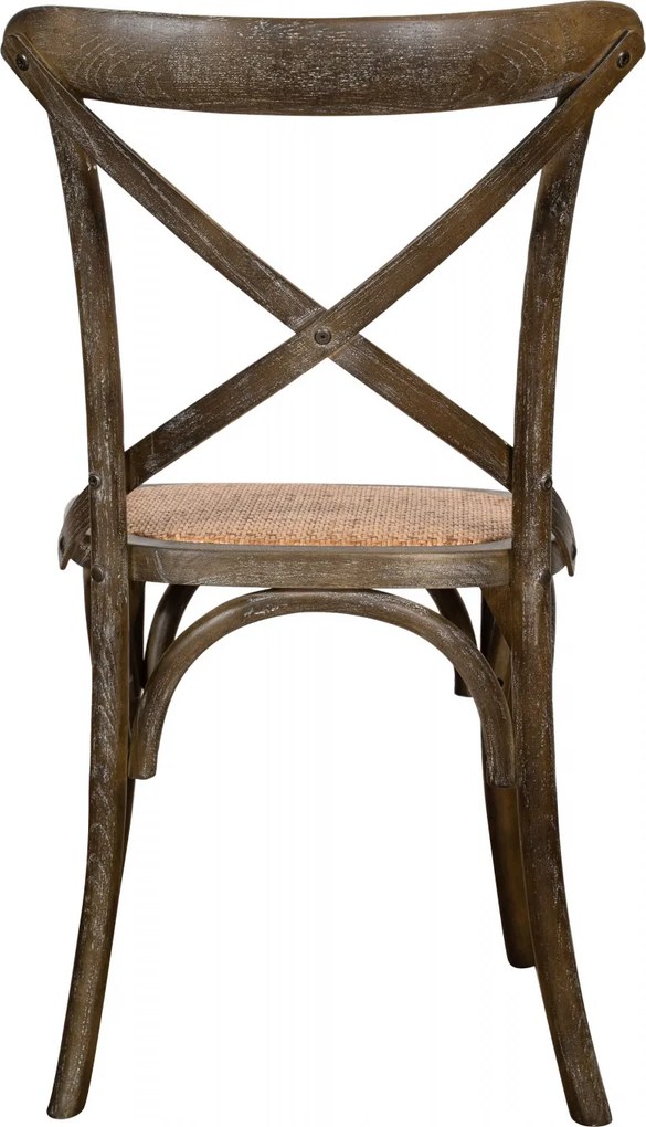 Scaun Thonet din lemn masiv si sezut din ratan