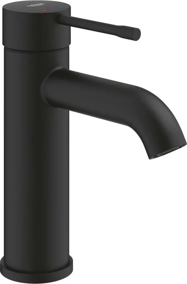 Baterie lavoar monocomanda negru mat Grohe Essence S fara ventil