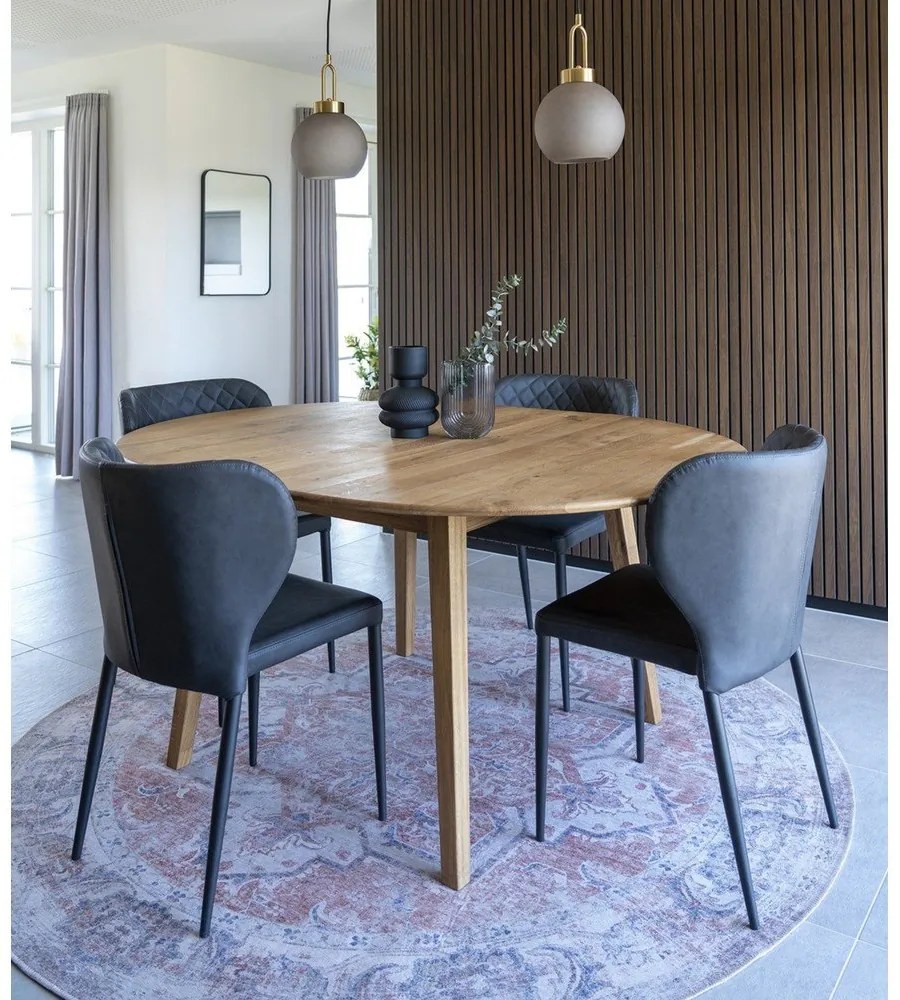 Scaune de dining gri-închis 4 buc. Pisa – House Nordic