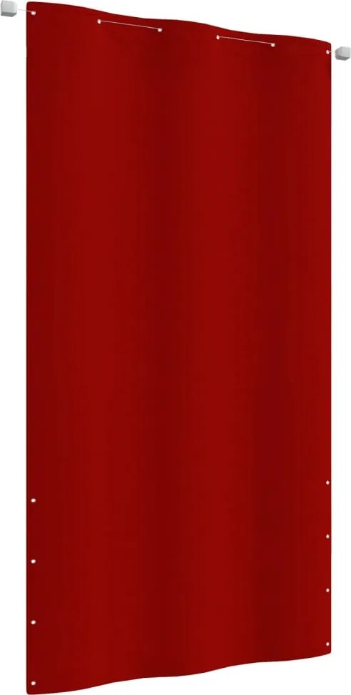 vidaXL Paravan de balcon, roșu, 120 x 240 cm, țesătură oxford