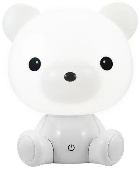 LED Veioză de noapte copii 2,5W/230V ursuleț alb