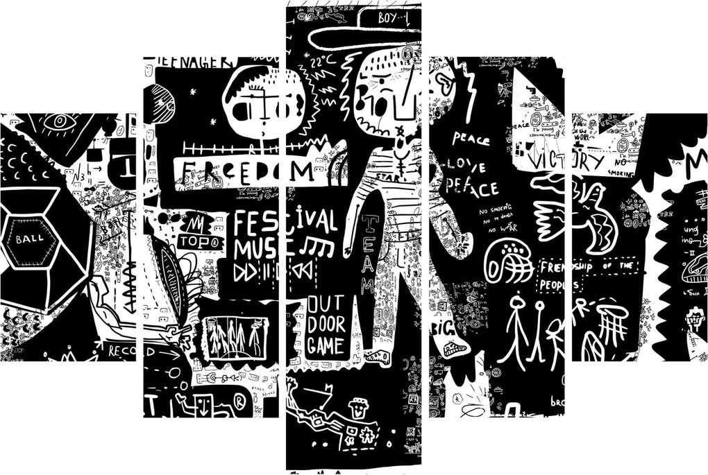 Tablou - Graffiti (150x105 cm)