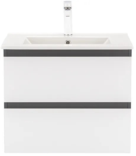 Dulap inferior Vario Forte 60 cu lavoar antracit-alb
