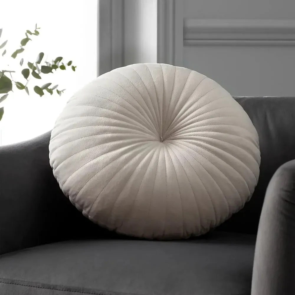 Pernă decorativă din catifea ø 40 cm Round Soft Touch – Catherine Lansfield