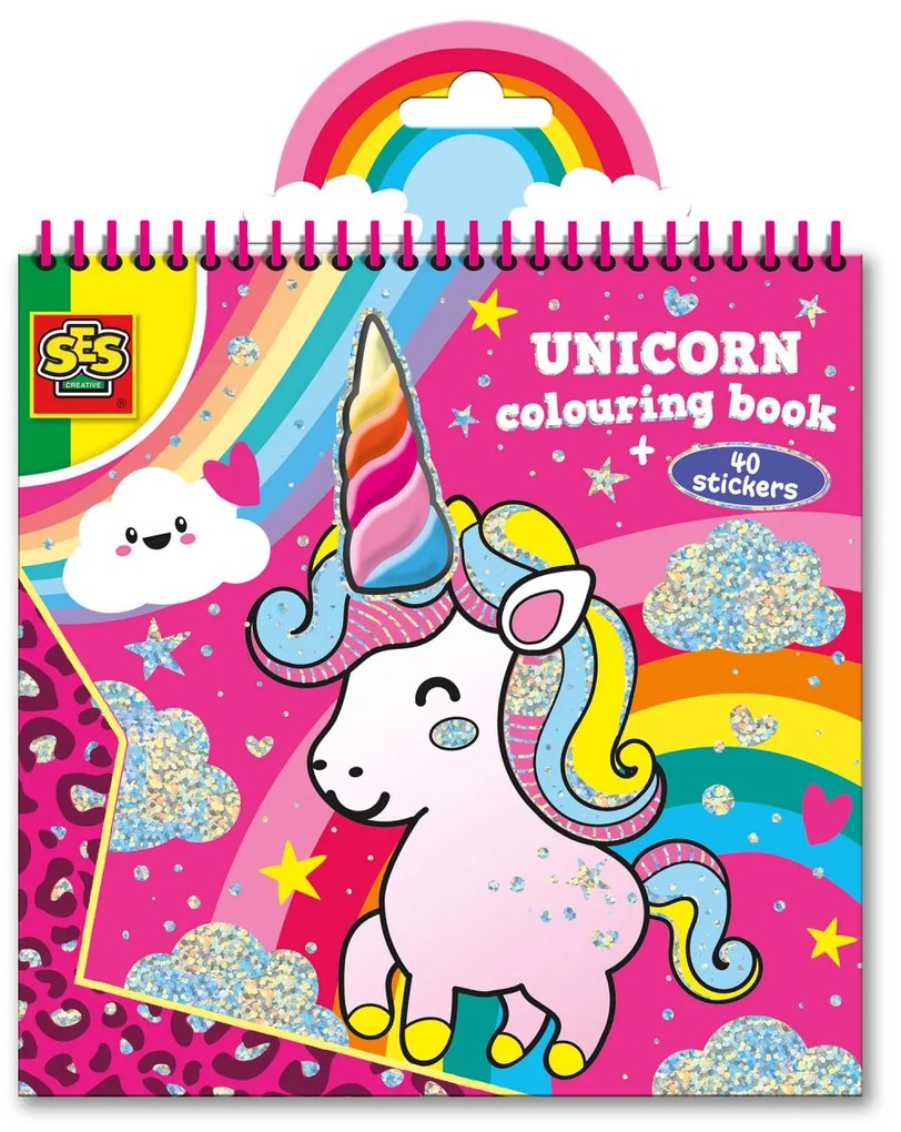 Carte de colorat Unicorn