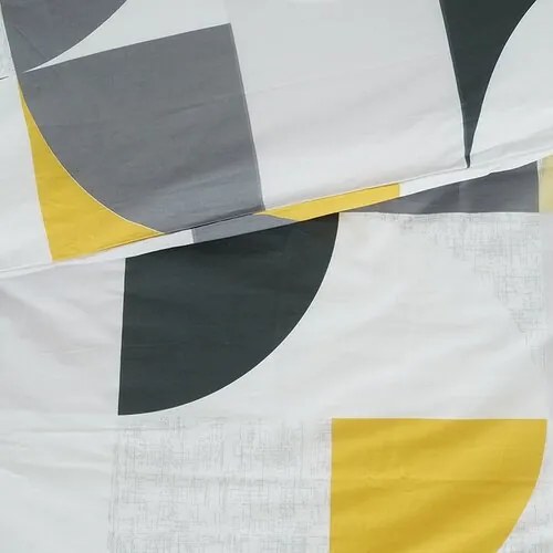 Lenjerie de pat bumbac creponat B.E.S. Petrovice Top Class Geometries, 140 x 200 cm, 70 x 90 cm